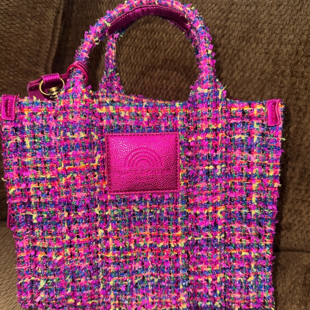Kurt Geiger London Tweed Mini Southbank Tote Bag